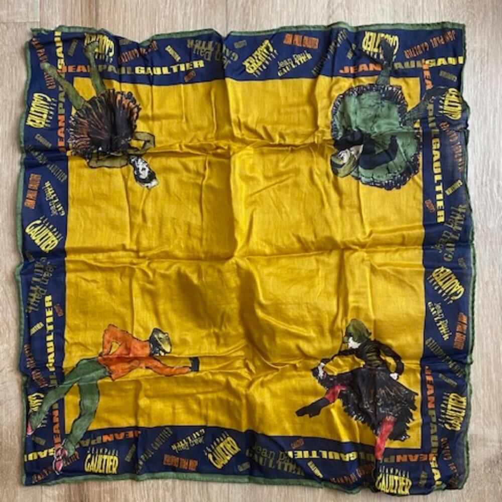 Jean Paul Gaultier Cotton Scarf/Bandanna/Handkerchief